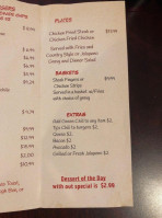 The Triple D Winery And Event Center menu
