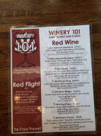 Winery 101 Peoria menu