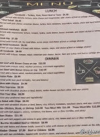 Gema's Wagon Wheel Cafe menu