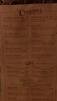 Volstead's Emporium menu