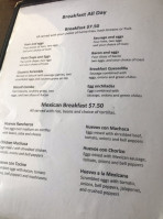 Johnny's Mexican American And Seafood menu