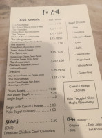 The Pb&j Cafe menu