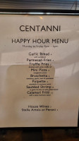 Centanni Burbank menu