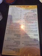 El Paso Mexican Grill Chalmette menu