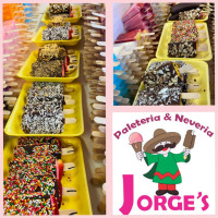 Jorge's Paleteria Y Neveria Ice Cream Shop food