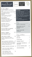 The Seed Coffeehouse And Eatery menu