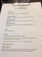 Aurelia Honest Food Drink menu