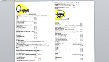 Cedar Point Bp Grill menu