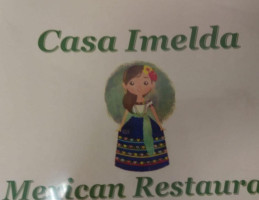 Casa Imelda menu