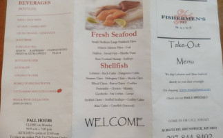 Fishermen's Net Seafood Market menu