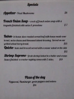 Glenn's Place menu