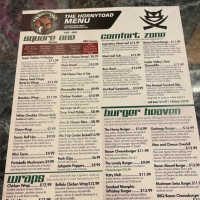 The Horny Toad American Grill menu