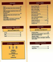 Chimichurri Chicken Corp menu