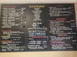 La Terraza Raspados Gourmet menu