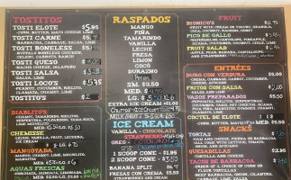 La Terraza Raspados Gourmet menu