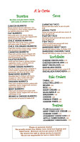 Mexico Lindo Seafood menu