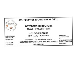 Split Lounge Sports Grille outside