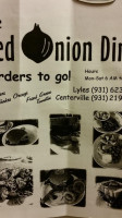 The Red Onion Diner food