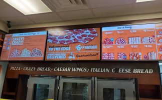 Little Caesars Pizza inside