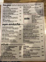 Savannah's Restaurant Bar menu