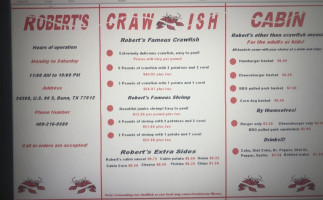 Robert's Crawfish Cabin inside