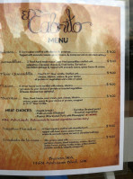 El Cabrito menu