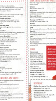 Jackson's Kountry Korner menu
