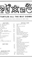 Turtles All The Way Down menu