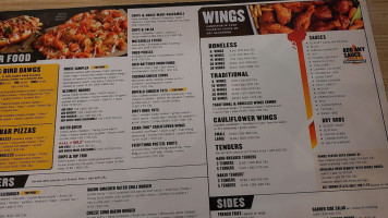 Buffalo Wild Wings menu