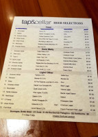 Tap Cellar menu