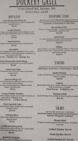 Dockery Grill menu