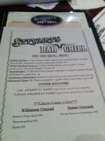 Stewart's And Grill menu