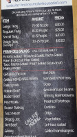 Brions Smokehouse Deli menu