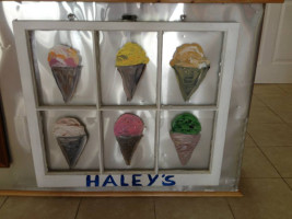 Haley's Ice Cream Store outside