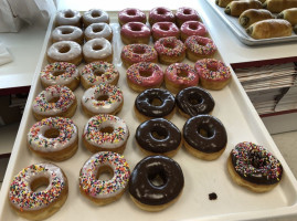 Tasty Cream Donuts food