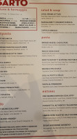 Sarto menu