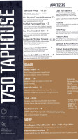1750 Tap House menu