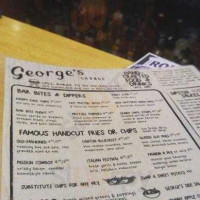 Georges Lounge menu
