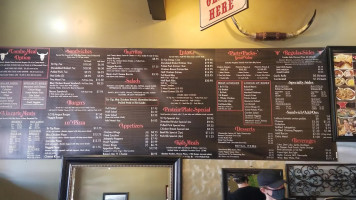 Ranch Hand Bbq menu