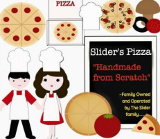 Slider's Pizza food