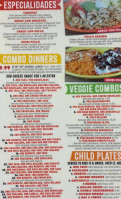 Los Mariachis menu