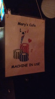 Mary's Cafe menu