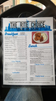 The Rite Choice Cooking Catering menu