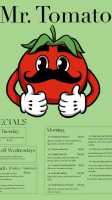 Mr. Tomato inside