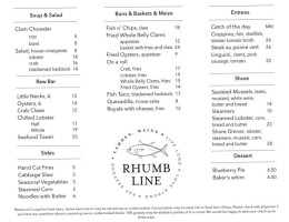 Rhumb Line menu