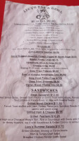 Lucy's Grill menu
