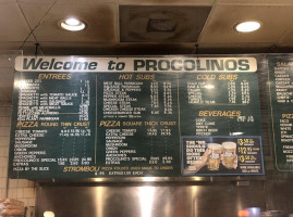 Procolino's Pizza (proc’s) menu