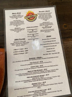 Tropics Island Grill Ale House menu