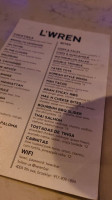 L’wren menu