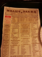The Original Willie's B-q inside